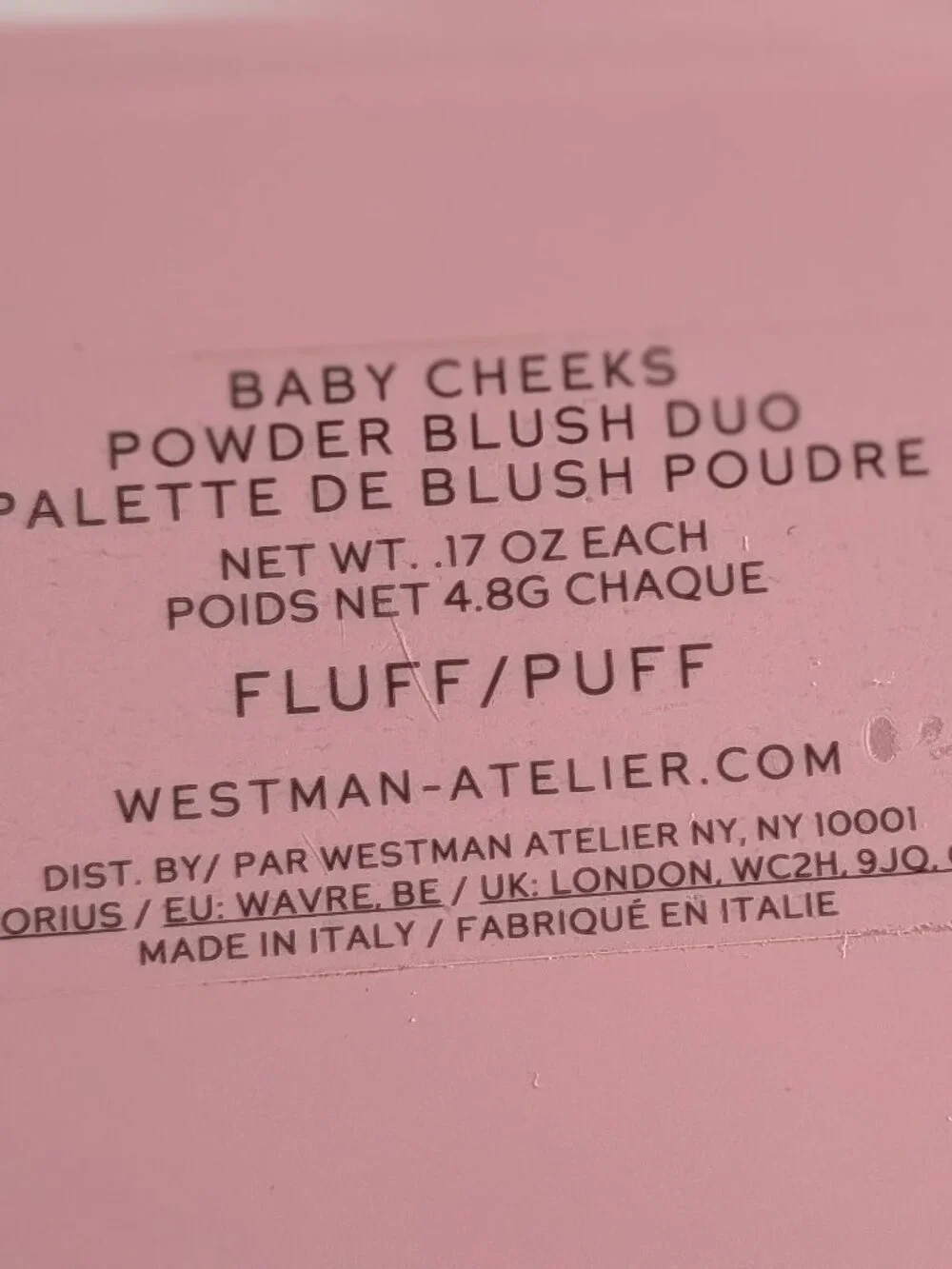 Westman Atelier Baby Cheeks Powder Blush Duo - Fluff / Puff (Limited Edition)